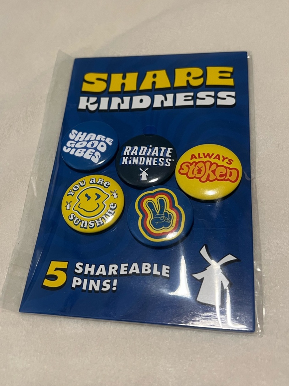 Dutch Bros “Share Kindness” pack of 5 shareable pins